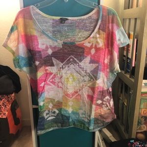 Multicolored crop top